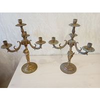 Канделябры бронза.