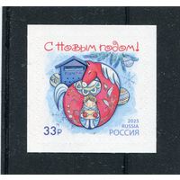 Россия 2025. С Новым годом. Красная лошадка