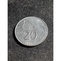 Словакия 20 геллеров 1993
