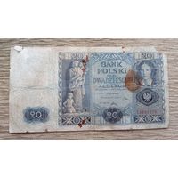 Werty71 Польша 20 злотых 1936 банкнота