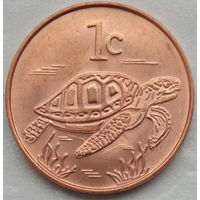 Токелау 1 цент 2017 года, UNC. "Морская черепаха" Тихий океан.