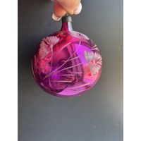 Ёлочная игрушка шарик СССР
