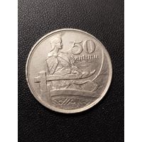 50 сантимов 1922. Хорошее состояние! С 1 рубля
