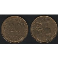 Франция _km930 20 сантим 1975 год XF (6873_-pav214