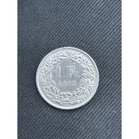 1 франк Швейцария 1973