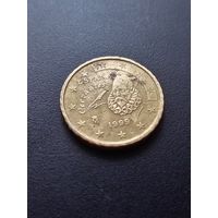 Испания 10 евроцентов 1999 г.
