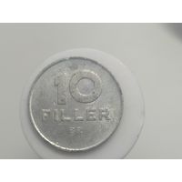 10 филлеров 1969 года Венгрия год лот 44