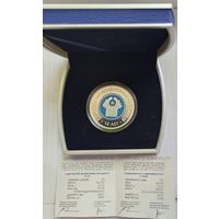Содружество Независимых Государств. 15 лет (2006 г.) 20 рублей.Сертификат.Коробка.