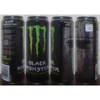 Банка от энергетика MONSTER . BLACK MФNSTER 2021.12.22 449ml Россия (язычок серебристый (Bec112