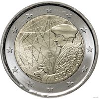 2 евро 2022 Италия 35 лет программы Erasmus UNC из ролла