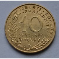 Франция, 10 сантимов 1989 г.