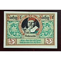 1921 год Германия 50 пфеннигов