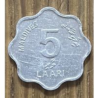 5 Лаари Мальдивские острова 1990г.