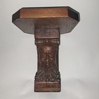 Старинная консоль,полка. Резьба,дерево. Франция.