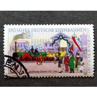 Марка Германия 1985 год 150 лет Германской железной дороге