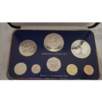 Набор монет Барбадос, 1980г. Серебро.