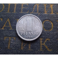 1 пфенниг 1989 (A) Германия ГДР #17 XF