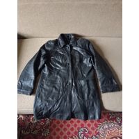 - КУРТКА-ПОЛЬТО Женское Натуральная мягкая кожа 48-50 р-р б/у