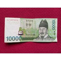 Южная Корея 10000 вон 2007 г.