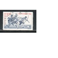Швеция-1994,(Мих.1834)  гаш. , Спорт, Футбол, ЧМ-1994(одиночка)