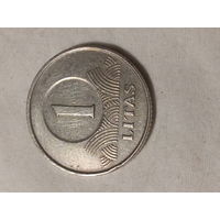 1 лит  Литва 2002 год