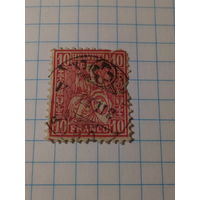 Марка  Швейцария 1860