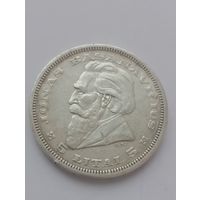 Литва 5 лит 1936 г, серебро.