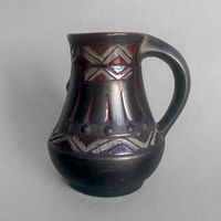 Кружка Чёрная грузинская керамика СССР