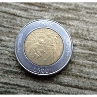 Werty71 Сан-Марино 500 лир 1982 Социальные достижения ФАО FAO