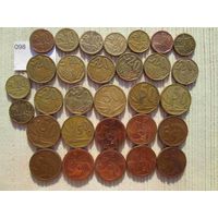 30 монет ЮАР без повторов