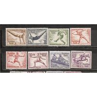 ФФ4 Третий рейх 1936 Олимпийские игры в Берлине марки чистые на блоках следы от наклеек