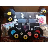 С 1 руб ПЛАСТИНКИ 1. Двойной альбом Битлз  2. Звезда и смерть Хоакина Мурьеты в двух пластах 3. Пластинки от Проигрывателя-Автомата "Телефункер" Германия 1950-ые и прочее