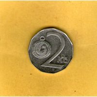 Чехия 2 кроны 1994г.
