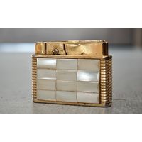 Rodan , позолота  Бензиновая зажигалка рабочая