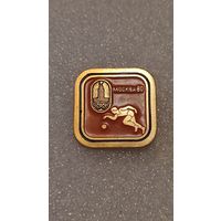 Значок знак Олимпийские Игры 1980 Баскетбол,200 лотов с 1 рубля!!!