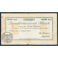 Германия 100.000 марок 1923 год.