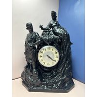 Старт с 1 рубля ! Каминные Часы Хозяйка Медной Горы и Данила Мастер Силумин! Смотрите другие лоты много распродаж