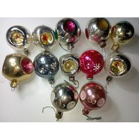 Ёлочные игрушки - Фонарики . СССР .