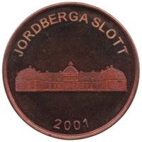 Коммуна Треллеборг. Швеция. 20 крон 2001. Замок Йордберга. Локальная валюта. Законное платёжное средство. 35 мм.