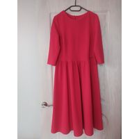 Элегантное красное платье 48-50р.