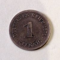 1 пфенниг 1876 F