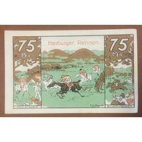 Нотгельд 75 пфеннигов 1921 год. Бад-Гарцбург. Веймарская республика