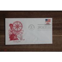 США. 1975. Конверт Первого Дня. Статуя свободы