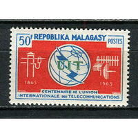 Малагасийская республика - 1965 - Международный Союз Электросвязи (ITU) - [Mi. 534] - полная серия - 1 марка. MNH.  (Лот 46JA)-TG3P53