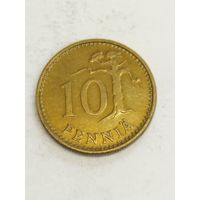 Финляндия 10 пенни 1963