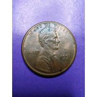 США 1 цент 1991