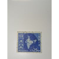 Индия 1957 Карта Индии
