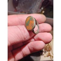 Перстень станинный с камнем