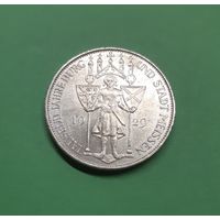 Германия. 3 рейхсмарки. 1929 год. Веймар. Мейсен. Редкая! Серебро