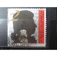 Израиль 1991, Моцарт, Михель 4 евро гаш.
